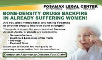 Fosamax Warning - Broken Legs and Infections